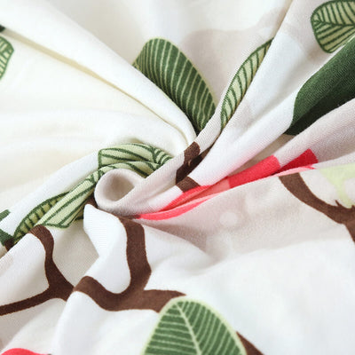 Blomsterstolebetræk (Grøn-Pink)