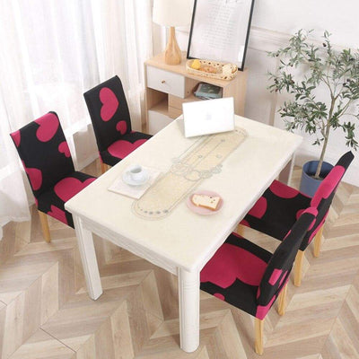 Sort Hjertestolebetræk