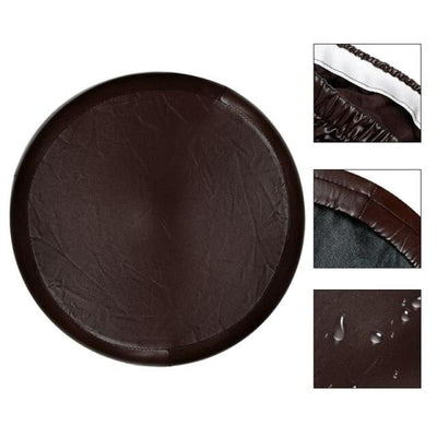 Kaffebrun Rund Barstolsovertræk