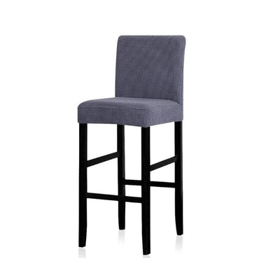 Antracitgrå Barstolsovertræk