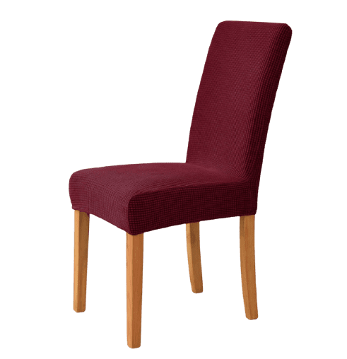 Rødt Stretch-Stolebetræk