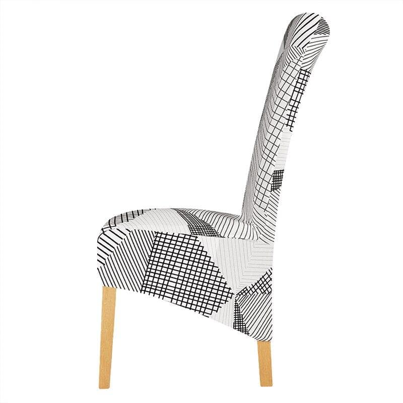 Stor Størrelse Stolebetræk Royal White