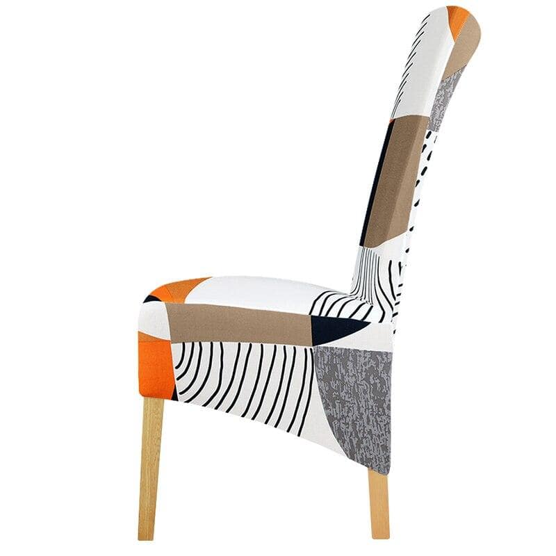 Stort Flerfarvet Stolebetræk