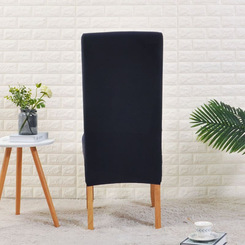 Stort Marineblåt Stolebetræk