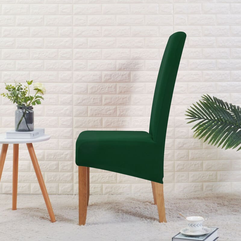 Mørkegrønt Stort Stolebetræk