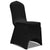 Nocturnal Black Wedding Chair Cover