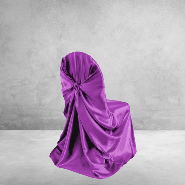 Lilla Satin Betræk Til Bryllupsstole