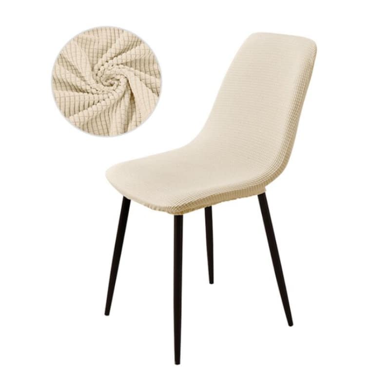 Champagne Hvid Skandinavisk Stolebetræk