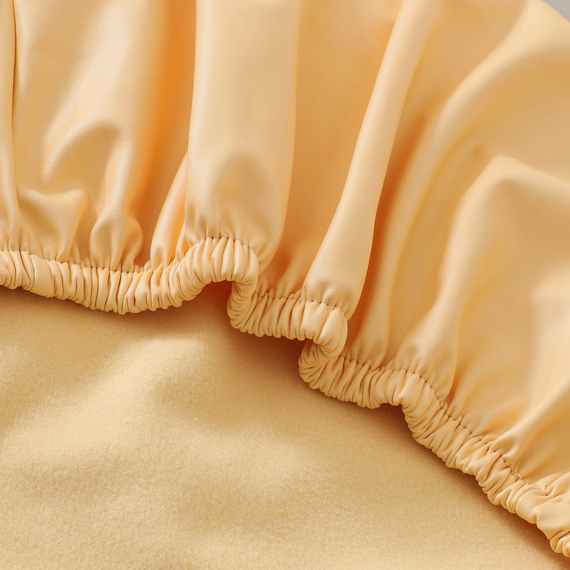 Kontorstolebetræk I Beige Læder